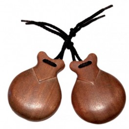 CASTAÑUELA PULIDA CAOBA | Yuly