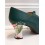 ZAPATO FLAMENCO VERDE TACON PINTADO A MANO
