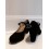ZAPATO FLAMENCO PROFESIONAL HEBILLA ANTE NEGRO ANTE DE  BEGOÑA CERVERA