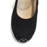 ZAPATO FLAMENCO PROFESIONAL HEBILLA ANTE NEGRO ANTE DE  BEGOÑA CERVERA