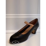 ZAPATO FLAMENCO PIEL CON GOMA
