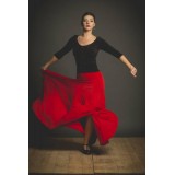 FALDA FLAMENCA ELASTICA GODETS DAVEDANS | Yuly