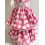 VESTIDO FLAMENCA ROSA LUNARES BLANCOS