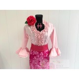 CAMISA FLAMENCA VOLANTES Y CHORRERA | Yuly