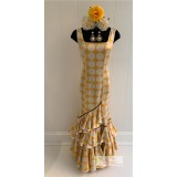 VESTIDO FLAMENCA LUNARES BEIS | Yuly
