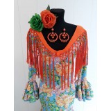 VESTIDO FLAMENCA CANASTERO FLORAL | Yuly