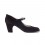 ZAPATO FLAMENCO PROFESIONAL HEBILLA ANTE NEGRO ANTE DE  BEGOÑA CERVERA