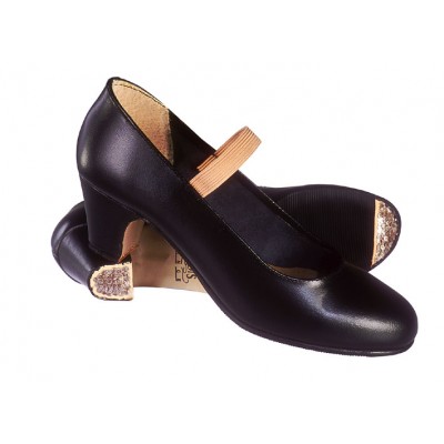 ZAPATO FLAMENCO PIEL CON GOMA