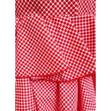 VESTIDO FLAMENCA BLANCO LUNAR ROJO | Yuly