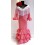 VESTIDO FLAMENCA BLANCO LUNAR ROJO | Yuly