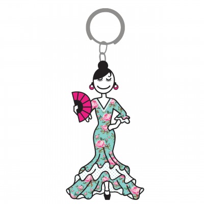 LLAVERO FLAMENCA