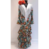 VESTIDO FLAMENCA ESTAMPADO | Yuly