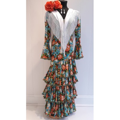 VESTIDO FLAMENCA ESTAMPADO | Yuly