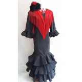 VESTIDO FLAMENCA NEGRO | Yuly
