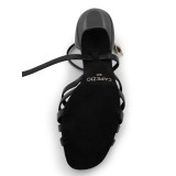 SANDALIA TIRAS NEGRAS TACON BAJO CAPEZIO