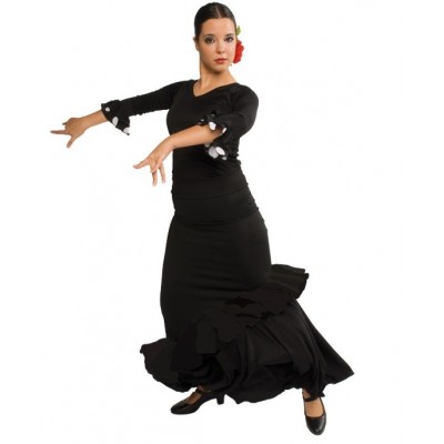 FALDA FLAMENCA ENTALLADA PARA ENSAYO O ESCENARIO | Yuly