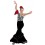 FALDA FLAMENCA ENTALLADA PARA ENSAYO O ESCENARIO | Yuly