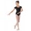 MAILLOT NEGRO MANGA CORTA BLOCH | Yuly