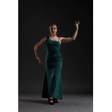FALDA FLAMENCO VICTORIA CINTURILLA FAJÍN | Yuly
