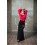 FALDA FLAMENCO VOLUTA CON CINTURILLA FAJÍN