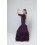 FALDA FLAMENCO VOLANTES MORADO ZAGRA | Yuly
