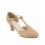 ZAPATO CARÁCTER TAN TACÓN 6,5 CM SUELA DE CUERO SO DANÇA | Yuly